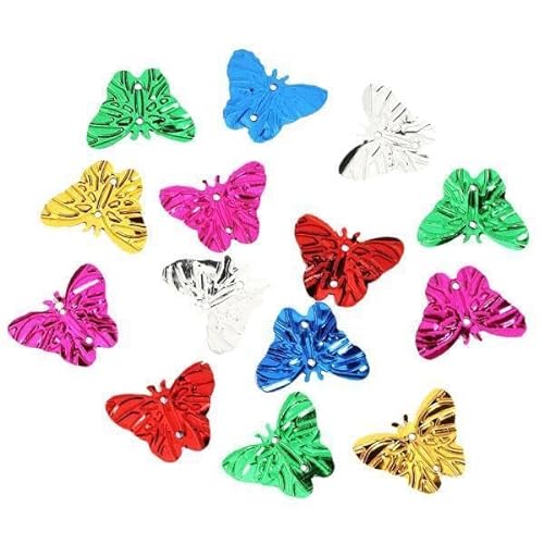 Oshhni 6x Glitzer Schmetterlings Couture Konfetti Hochzeitsverzierung von Oshhni