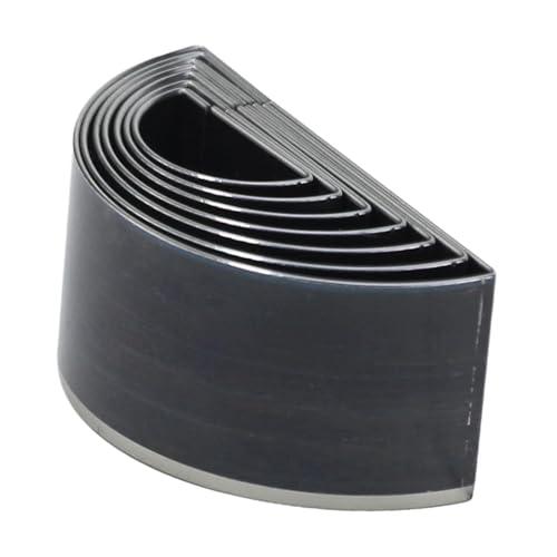 Oshhni 7x Stanze Stanze Stanze Geometrische Formwerkzeugset -Cutter -Werkzeuge für DIY -Lederhandwerk, D Shape von Oshhni