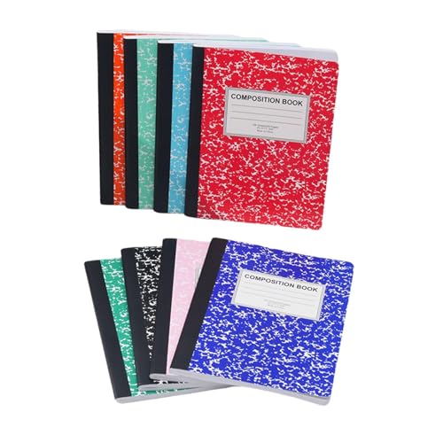 Oshhni 8Pcs B5 Notebook Hardcover Dickes Papier Notizblock für Frauen Mädchen Student Studie Schule Schreiben, Mehrfarbig von Oshhni