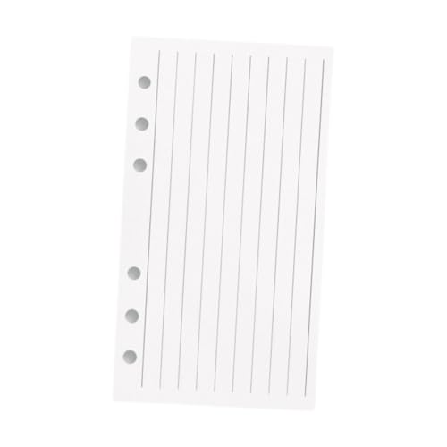 Oshhni A6-Planer-Nachfüllpapier, 6-Loch-Tagebucheinlagen, loses für A6-Ordner, Besprechungsunterlagen, Vertikale Linie Oshhni A6-Planer-Nachfüllpapier, 6-Loch-Tagebucheinlagen, loses für A6-Ordner, Besprechungsunterlagen, Vertikale Linie von Oshhni