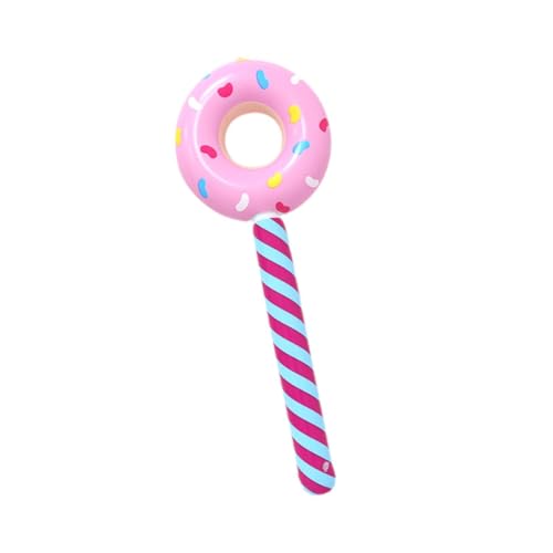 Oshhni Aufblasbare Donut -Stick, Süßigkeiten Geburtstagsfeier Dekoration Donut Formballon, Rosa Oshhni Aufblasbare Donut -Stick, Süßigkeiten Geburtstagsfeier Dekoration Donut Formballon, Rosa von Oshhni