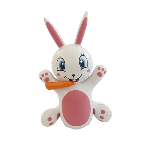 Oshhni Aufblasbarer Osterhase, aufblasbare Osterdekoration, Osterhasen-Spielzeug für drinnen und draußen Oshhni Aufblasbarer Osterhase, aufblasbare Osterdekoration, Osterhasen-Spielzeug für drinnen und draußen von Oshhni