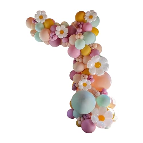 Oshhni Ballon-Girlanden-Bogen-Set, Pastell-Luftballons, Party-Luftballons, Latex-Luftballons für Hochzeit, 140 Stück von Oshhni