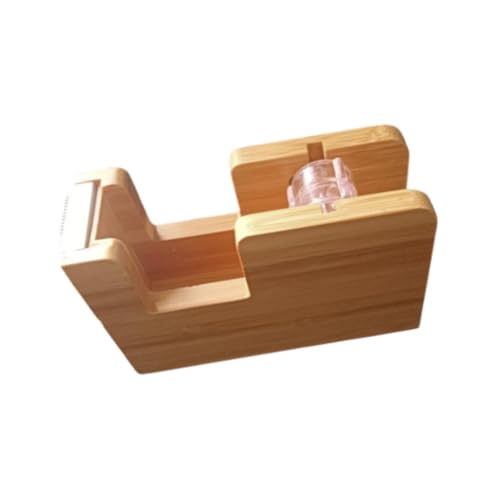 Oshhni Bambus -Desktop -Klebeband -Klebebandschneider mit offenem Ende dekorativer Band Organizer für Office School Writing Desk Labeling von Oshhni