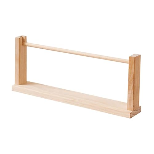 Oshhni Band-Organizer aus Holz, Bandrollenhalter, Spulenspender, Band-Aufbewahrungsregal für Näh- und Bastelräume, 40 cm x 5.6 cm x 16 Oshhni Band-Organizer aus Holz, Bandrollenhalter, Spulenspender, Band-Aufbewahrungsregal für Näh- und Bastelräume, 40 cm x 5.6 cm x 16 von Oshhni