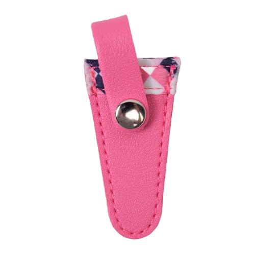 Oshhni Bastelscheren-Etui, PU-, 8 x 3 cm, Schutzhülle, Stickscheren-Etui, kompakt, für Heimwerkerarbeiten, Rose Rot Oshhni Bastelscheren-Etui, PU-, 8 x 3 cm, Schutzhülle, Stickscheren-Etui, kompakt, für Heimwerkerarbeiten, Rose Rot von Oshhni