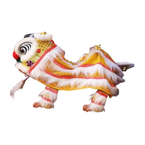 Oshhni Chinesische Puppen mit Schnur, Tanzspielzeug für Feste, Handgefertigt, Neujahr 2025, Gelb Weiss Oshhni Chinesische Puppen mit Schnur, Tanzspielzeug für Feste, Handgefertigt, Neujahr 2025, Gelb Weiss von Oshhni