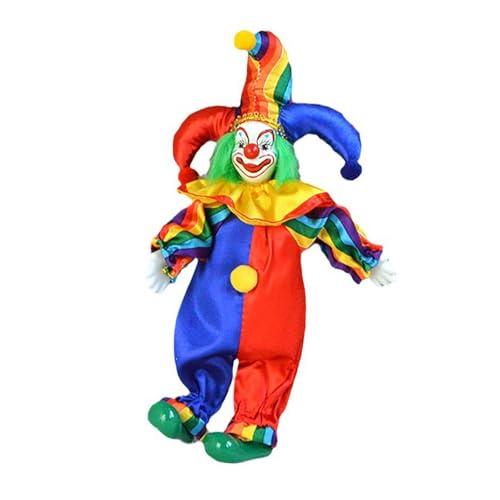 Oshhni Clown-Puppe, Puppe, Kunsthandwerk, Sammlungen, Dekoration, Schreibtisch-, Kinderspielzeug für Weihnachten und Oshhni Clown-Puppe, Puppe, Kunsthandwerk, Sammlungen, Dekoration, Schreibtisch-, Kinderspielzeug für Weihnachten und von Oshhni