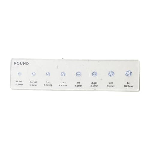 Oshhni Diamond Sizer Formhandbuch Leichtes praktisches Lineal Größe und Gewicht Vergleiche Werkzeug für Ohrringschuhe Gürtel DIY -Handwerk Machen, Runden Oshhni Diamond Sizer Formhandbuch Leichtes praktisches Lineal Größe und Gewicht Vergleiche Werkzeug für Ohrringschuhe Gürtel DIY -Handwerk Machen, Runden von Oshhni