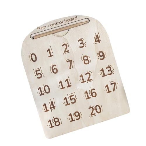 Oshhni Doppelseitiges Übungsbrett, Zeichenbrett, Frühpädagogisches Spielzeug mit Bleistift, Holz-Zeichenbrett für die Vorschule, B Oshhni Doppelseitiges Übungsbrett, Zeichenbrett, Frühpädagogisches Spielzeug mit Bleistift, Holz-Zeichenbrett für die Vorschule, B von Oshhni