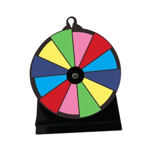 Oshhni Drehung Rad Tabletop Rotation Drehung Spiel Spielzeug DIY -Vorräte für Show Party, Ohne Gedrehtes Zeichen von Oshhni