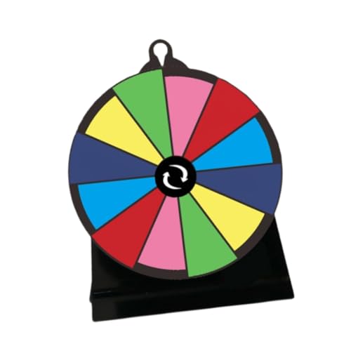 Oshhni Drehung Rad Tabletop Rotation Drehung Spiel Spielzeug DIY -Vorräte für Show Party, mit Gedrehtem Zeichen von Oshhni