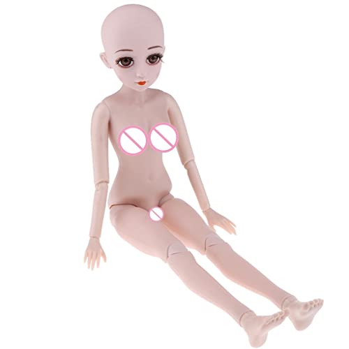 Oshhni Flexibler Weiblicher Puppenkörper mit 13 Gelenken - Rosa Hautfarbe von Oshhni