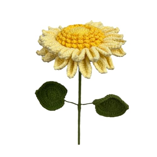 Oshhni Häkelblume DIY Craft Project Tragbares Blumenarrangement Home Decor Bouquet für Geburtstagsfeier -Büro -Abschlussgeschenk, Gelb Oshhni Häkelblume DIY Craft Project Tragbares Blumenarrangement Home Decor Bouquet für Geburtstagsfeier -Büro -Abschlussgeschenk, Gelb von Oshhni