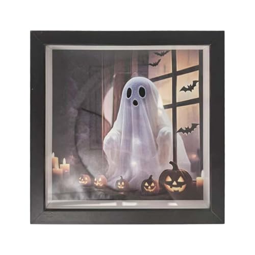 Oshhni Halloween-Schild, Halloween-Geist, gruselig, Horror-Atmosphäre, Ornament, Dekoration für Zuhause, Schreibtisch, Regal, Tisch, Büro Oshhni Halloween-Schild, Halloween-Geist, gruselig, Horror-Atmosphäre, Ornament, Dekoration für Zuhause, Schreibtisch, Regal, Tisch, Büro von Oshhni