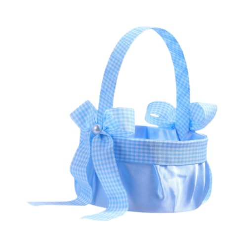 Oshhni Hochzeitsblumenkorb, Mehrzweck-Geschenkkorb, Hochzeitsdekoration für Verlobung, Blau Oshhni Hochzeitsblumenkorb, Mehrzweck-Geschenkkorb, Hochzeitsdekoration für Verlobung, Blau von Oshhni