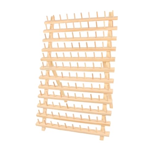 Oshhni Holzfadenständer mit hängenden Haken Praktischer Fadenhalter Organizer Flechtständer, 120 Spule Oshhni Holzfadenständer mit hängenden Haken Praktischer Fadenhalter Organizer Flechtständer, 120 Spule von Oshhni