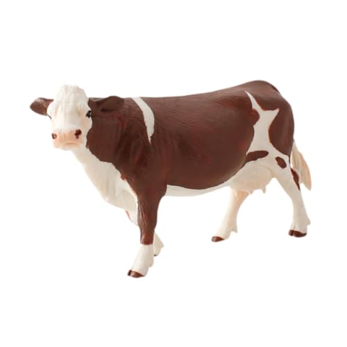 Oshhni Kuhspielzeugfigur Kuh Lernen Kinder Geschenk, dekorativ, Tischdekoration Sammlerstücke, Bildungsmodell kleines Tier Figurine, Style B von Oshhni