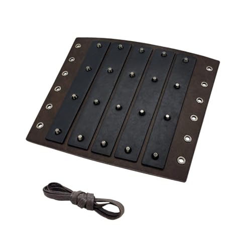 Oshhni Mittelalterlicher Armschutz, Festival-Kostüm-Zubehör, Bühnenauftritt, Ritterhandschuh, Dunkelbraun Oshhni Mittelalterlicher Armschutz, Festival-Kostüm-Zubehör, Bühnenauftritt, Ritterhandschuh, Dunkelbraun von Oshhni