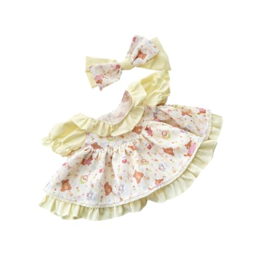 Oshhni Modepuppen Kleid Anzug Kostüm mit Kopfbow Puppenkleidung Handgefertigte Kleidung für 14,96 Zoll Puppen Kindergeschenke Oshhni Modepuppen Kleid Anzug Kostüm mit Kopfbow Puppenkleidung Handgefertigte Kleidung für 14,96 Zoll Puppen Kindergeschenke von Oshhni
