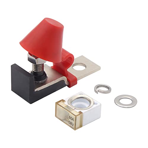 Oshhni Mrbf Klemmen-Sicherungsblock 5/16 Zoll (M8) für Fahrzeuge, 60A von Oshhni