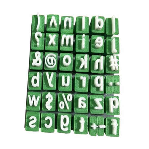Oshhni Nummer- und Alphabet -Briefmarken obere untere Hülle DIY Craft Card Making Stamping Kit, Kleinbuchstaben Oshhni Nummer- und Alphabet -Briefmarken obere untere Hülle DIY Craft Card Making Stamping Kit, Kleinbuchstaben von Oshhni