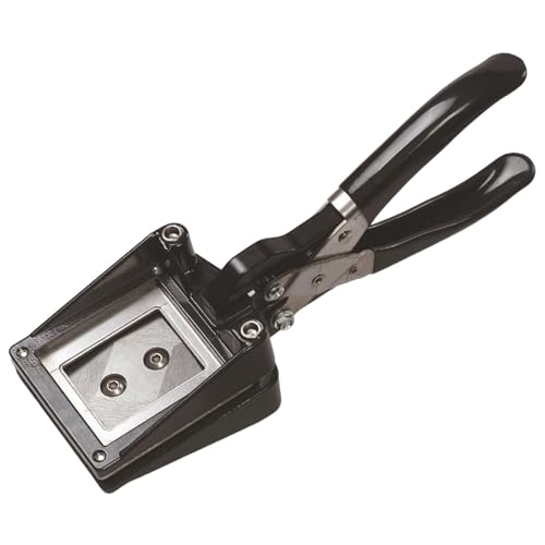 Oshhni Passfotoschneider, manueller Cutter Punch Tragbares Papierschneidewerkzeug Bildschneider für Papierhandwerk Familie Zuhause Öffentlichkeit, 3.5 Cm X 4.5 Cm von Oshhni