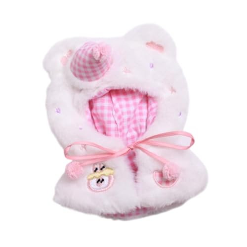 Oshhni Plüschpuppe Kleidung Dolls Cloak Girl Puppen Keine Puppe Doll Dress up ACCS Doll Kleidung, Rosa von Oshhni