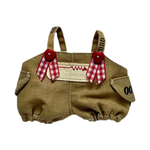 Oshhni Puppen Hosenträgerhose Kostüm Miniatur Kleidung Handgemachte Kleidung für 6 Zoll Puppen Oshhni Puppen Hosenträgerhose Kostüm Miniatur Kleidung Handgemachte Kleidung für 6 Zoll Puppen von Oshhni