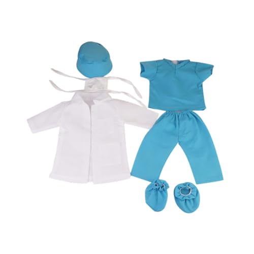 Oshhni Puppenkleidung 18-Zoll-Puppenkleidung 18icn Kostüme Kleidung Puppenzubehör Outfits Doll Outfit Puppen schrubben für 5-7 8-10, Blau Oshhni Puppenkleidung 18-Zoll-Puppenkleidung 18icn Kostüme Kleidung Puppenzubehör Outfits Doll Outfit Puppen schrubben für 5-7 8-10, Blau von Oshhni