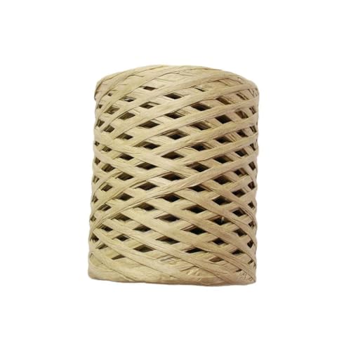 Oshhni Raffia Ribbon Raffia String Recycelbares Papierseil 218 Yards für Geschenkverpackungsprojekte Party Festival Hochzeit Hochzeit, Grüngrau von Oshhni