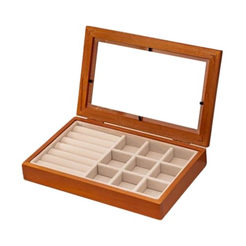 Oshhni Schmuckschatulle aus, Schmuck-Organizer, stapelbar, Vitrine, Aufbewahrungskoffer für Halsketten, Armbänder, Shop, Frauen, Style A Oshhni Schmuckschatulle aus, Schmuck-Organizer, stapelbar, Vitrine, Aufbewahrungskoffer für Halsketten, Armbänder, Shop, Frauen, Style A von Oshhni