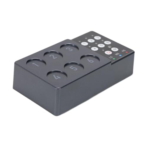 Oshhni Tintenmischer, Pigmentmischmaschine, 6 Löcher, elektrischer Nagellack-Wimpernkleber-Rührmischer für Acrylfarben, Schwarz Oshhni Tintenmischer, Pigmentmischmaschine, 6 Löcher, elektrischer Nagellack-Wimpernkleber-Rührmischer für Acrylfarben, Schwarz von Oshhni