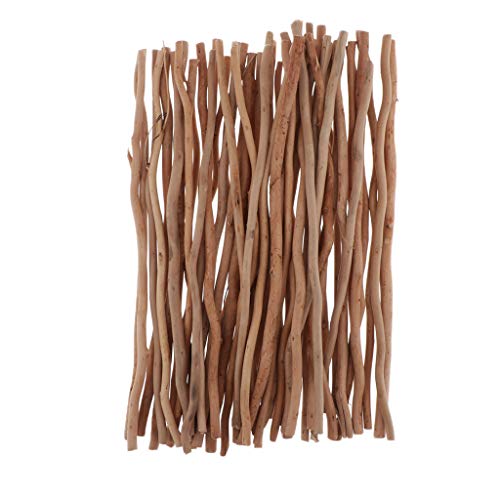 oshhni 50pc Treibholz Holzstöcke Holz Log Rod Crafts Holzbearbeitung Modellieren DIY Craft - 30cm von Oshhni