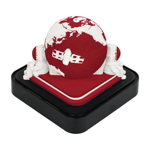 Osmond 2024 Kalender Notizblock 3D-Papier Kunst Erde Dekoration Tischkalender DIY Notizen Notizblock Skulptur Geschenk Erde Rot Einfache Installation Osmond 2024 Kalender Notizblock 3D-Papier Kunst Erde Dekoration Tischkalender DIY Notizen Notizblock Skulptur Geschenk Erde Rot Einfache Installation von Osmond