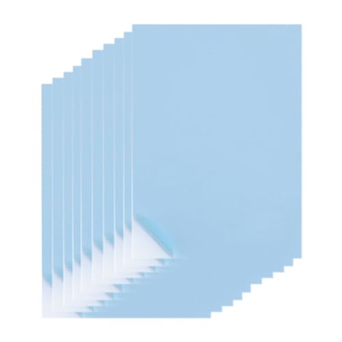 Osmond Aufkleberpapier, A4, Aufkleberetiketten, 21,0 X 29,4 Cm, für -/Tintenstrahldrucker, für Büro, Schule, Hellblau Osmond Aufkleberpapier, A4, Aufkleberetiketten, 21,0 X 29,4 Cm, für -/Tintenstrahldrucker, für Büro, Schule, Hellblau von Osmond