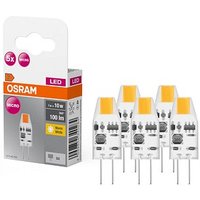 OSRAM LED-Lampe Base PIN MICRO GU4 1 W klar, 5 St. von Osram