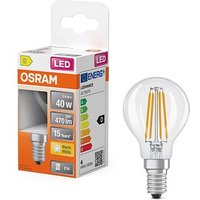 OSRAM LED-Lampe Star Classic P40 E14 3,4 W klar, 1 St. von Osram
