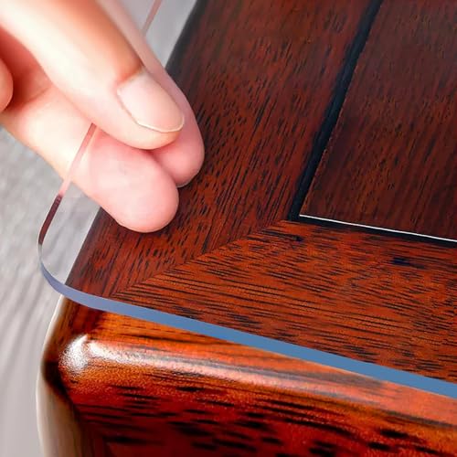 Tischfolie transparent 2mm, 50 x 80cm Transparente Tischdecke Tischschutz, Wasserdicht PVC Glasklar Folie Tisch Schutzfolie, Durchsichtig Klar Schreibtischmatte Schreibtischunterlage für Büro Zuhause Tischfolie transparent 2mm, 50 x 80cm Transparente Tischdecke Tischschutz, Wasserdicht PVC Glasklar Folie Tisch Schutzfolie, Durchsichtig Klar Schreibtischmatte Schreibtischunterlage für Büro Zuhause von OstepDecor