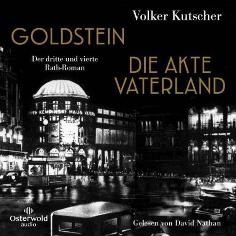 Goldstein / Die Akte Vaterland,6 Audio-Cd, 6 Mp3 - Volker Kutscher (Hörbuch) von Osterwold Audio