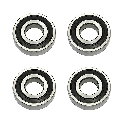 4 Stück Rillenkugellager 6303 17 x 47 x 14 mm 2RS Kunststoffdichtung von Oswald Transportgeräte