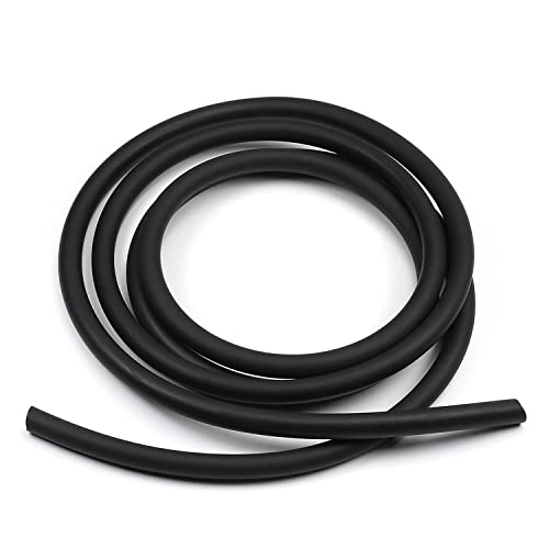 Othmro Black Line Schlauch, 5 mm ID x 8 mm OD 1 m NBR Schmieröl Wasser Schlauch Motorschlauch 1 Stück von Othmro