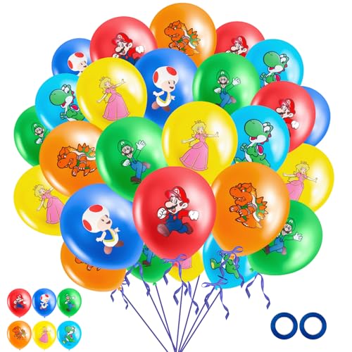 30 Stück Geburtstag Deko Kit,Themed Balloons Party Geburtstag Deko, Luftballons Geburtstag Pack für Kinder Fans Jungen Mädchen von Otokti