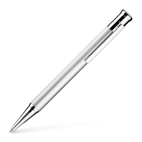 Otto Hutt 001-11606 - Kugelschreiber Design 04 in Silber, Schaft aus platiniertem Messing, Länge 13,3 cm, Durchmesser 10,8 mm Otto Hutt 001-11606 - Kugelschreiber Design 04 in Silber, Schaft aus platiniertem Messing, Länge 13,3 cm, Durchmesser 10,8 mm von Otto Hutt