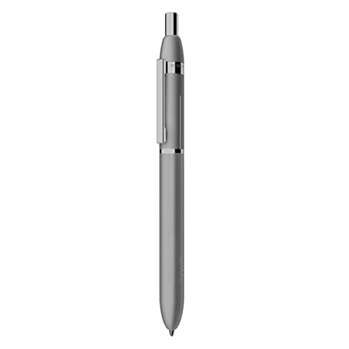 Otto Hutt Design 03 Kugelschreiber in der Farbe: ruthenim grey, Schaft aus Messing Vollmaterial, 14 cm Länge, 11 mm Durchmesser, 54 g Gewicht, 001-11601 von Otto Hutt