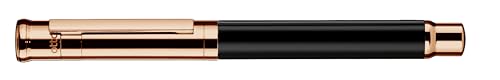Otto Hutt Design 04 Füllfederhalter Schwarz-Roségold, mit Schaft glanz lackiert, Kappe und Beschlagteile Roségold beschichtet, Stahlfeder, Federstärke: F, 028-16493 Otto Hutt Design 04 Füllfederhalter Schwarz-Roségold, mit Schaft glanz lackiert, Kappe und Beschlagteile Roségold beschichtet, Stahlfeder, Federstärke: F, 028-16493 von Otto Hutt