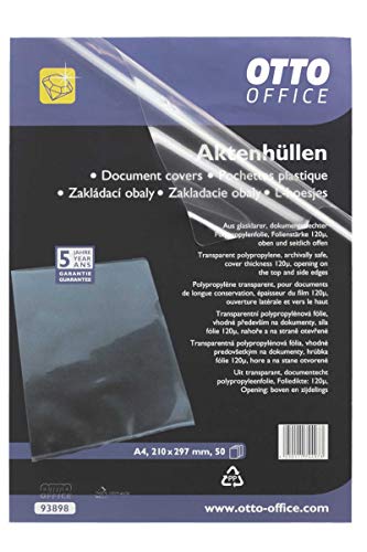 Otto Office Sichthüllen Klarsichthüllen Prospekthüllen Hüllen 100-Stk 93898 von Otto Office