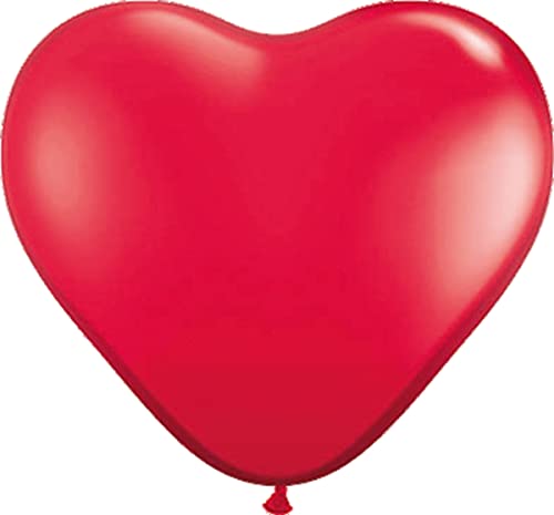 Ballon Herz, rot, 30 cm, 8 Stück von Otto Simon