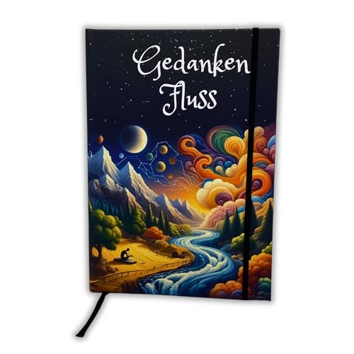 Ottybara Mindbook Gedankenfluss - Premium Notizbuch A5 blanko | kratzfestes Hardcover, Gummiband, Lesezeichen | Ideal als Journal Buch, Tagebuch, Notizheft | regional & nachhaltig produziert Ottybara Mindbook Gedankenfluss - Premium Notizbuch A5 blanko | kratzfestes Hardcover, Gummiband, Lesezeichen | Ideal als Journal Buch, Tagebuch, Notizheft | regional & nachhaltig produziert von Ottybara