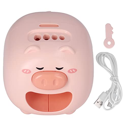 Otufan Automatische Schälmaschine, Sonnenblumenkerne Automatischer Schäler Schäler öffner Maschine Schweineform Elektrischer Melonenkernschäler Niedliche Schweineform Für Geschenke(B) von Otufan